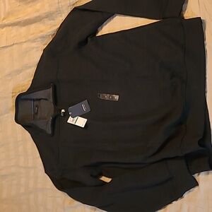 Men's size large pullover sweater. BLACK